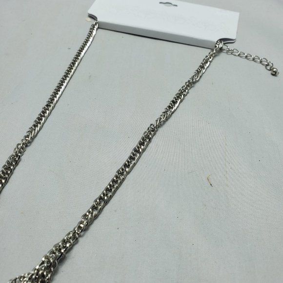 Target silver link chain with mini rope strands necklace - Picture 6 of 7